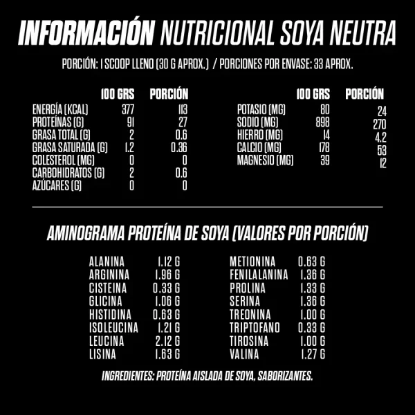 Proteína GOHARD sin sabor - Imagen 2